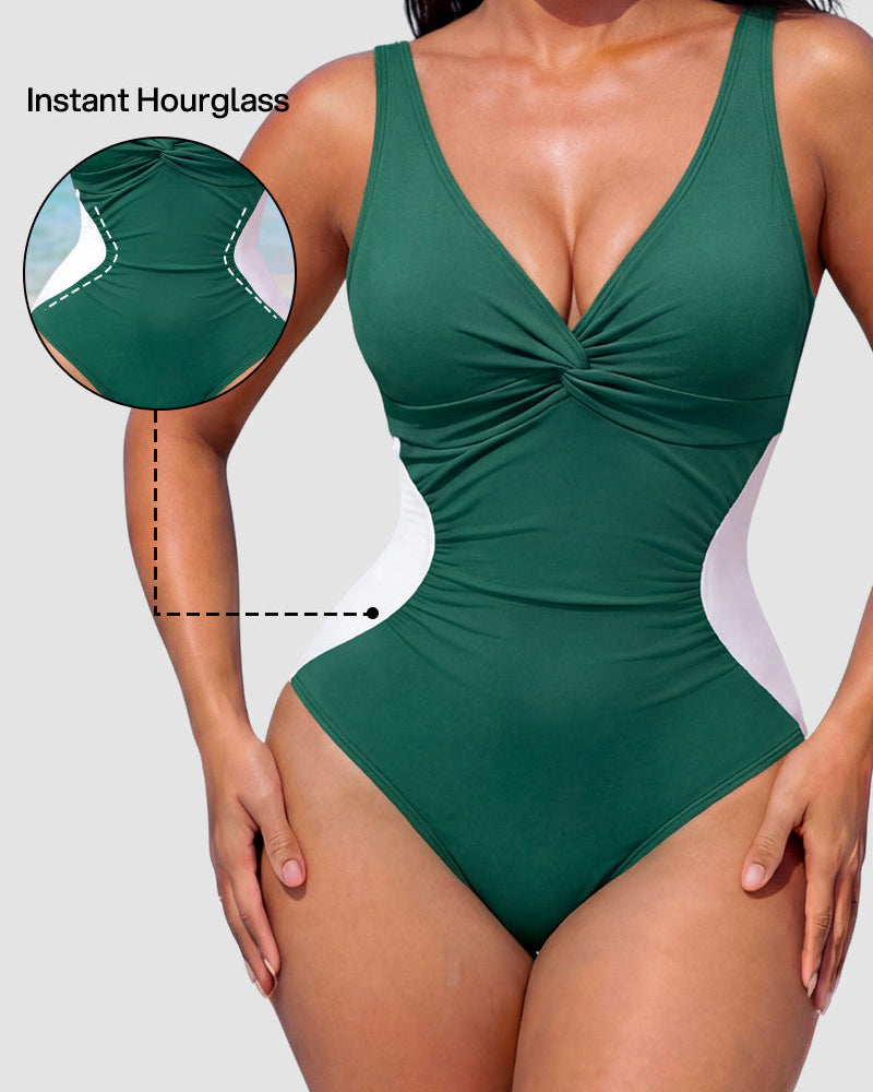 Green White