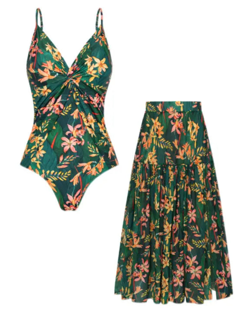 Green Leafy Floral