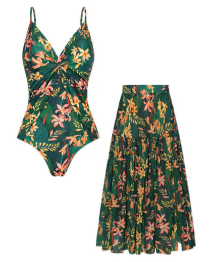 Green Leafy Floral
