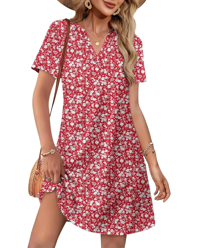 red-white Floral