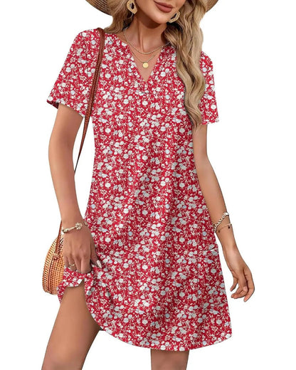 red-white Floral