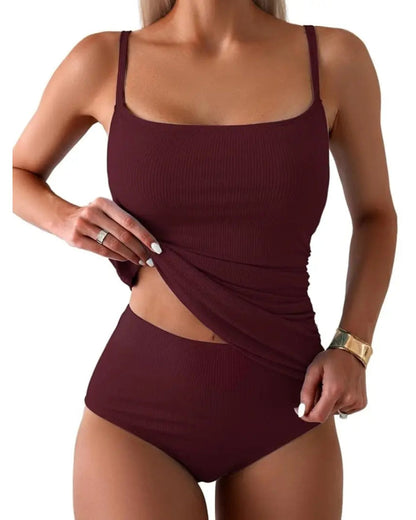 Wine Red-ribbed