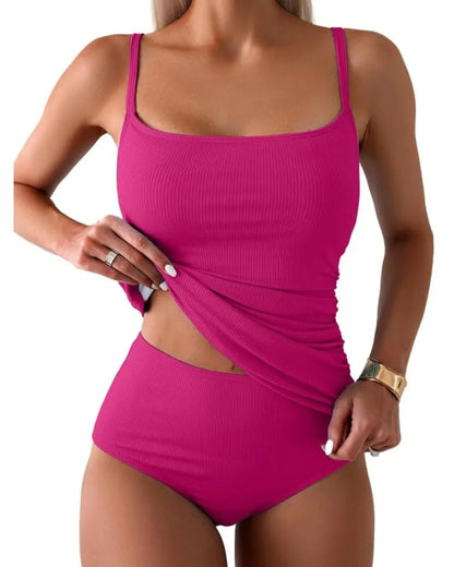 Hot Pink-ribbed