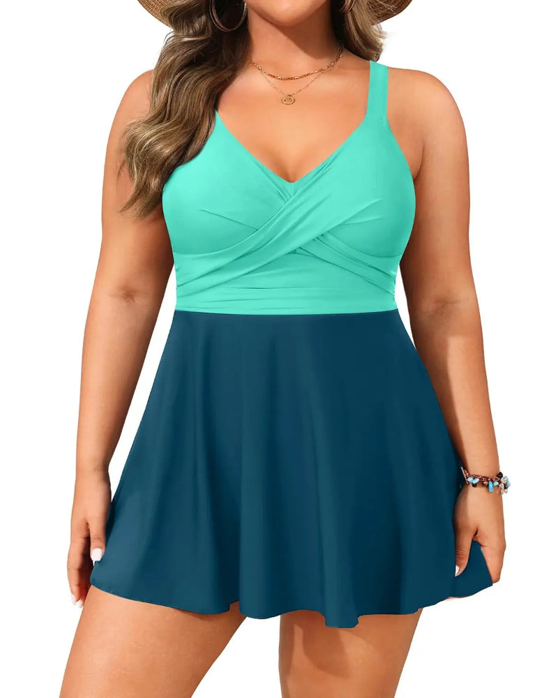 Teal and Green