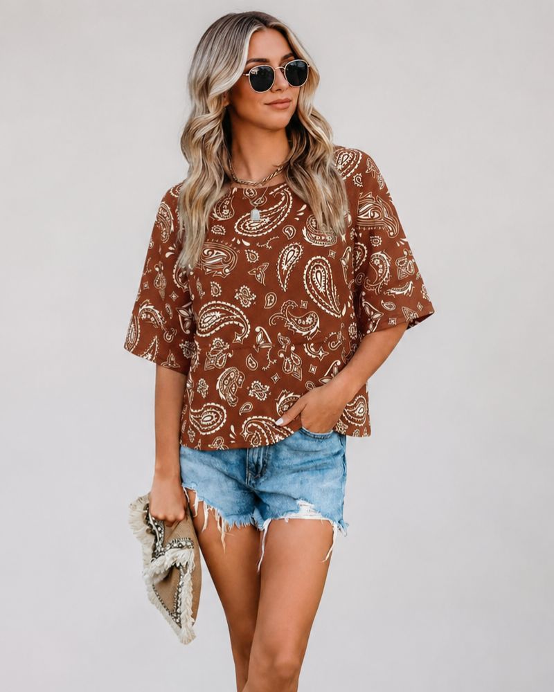 Brown Print