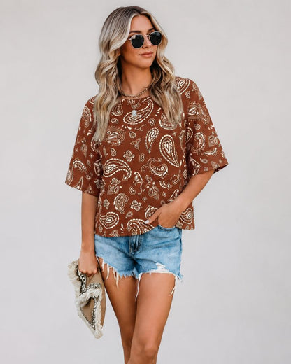 Brown Print